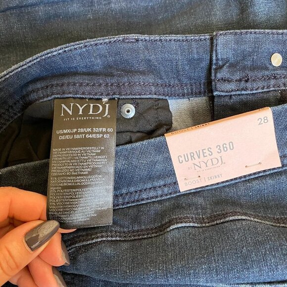 NYDJ Bnwt Curves 360 Boost Skinny Jeans Plus Size - Picture 7 of 10